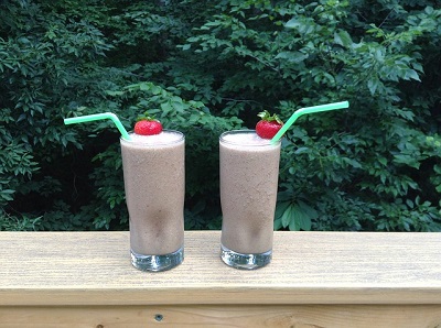 Eiweißshake am Abend
